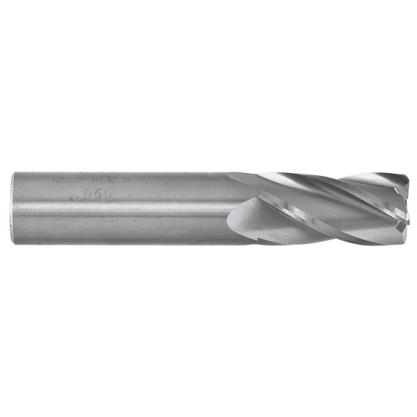 Cgs Tool 4Fl Std Cr End Mill 1/2" Dia 1" Loc 3" Oal W/.045" Rad CR143-5000.045 - main